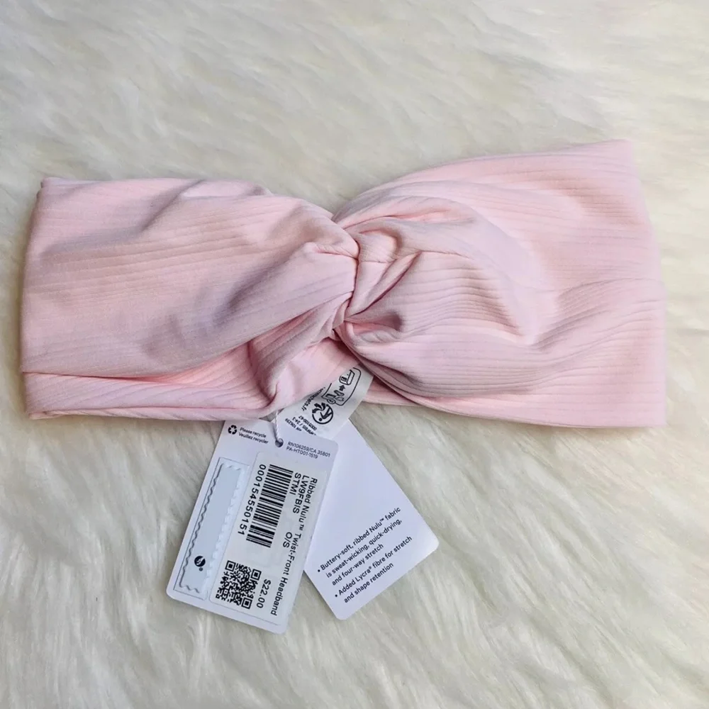 Lululemon Ribbed Nulu Twist Front headband